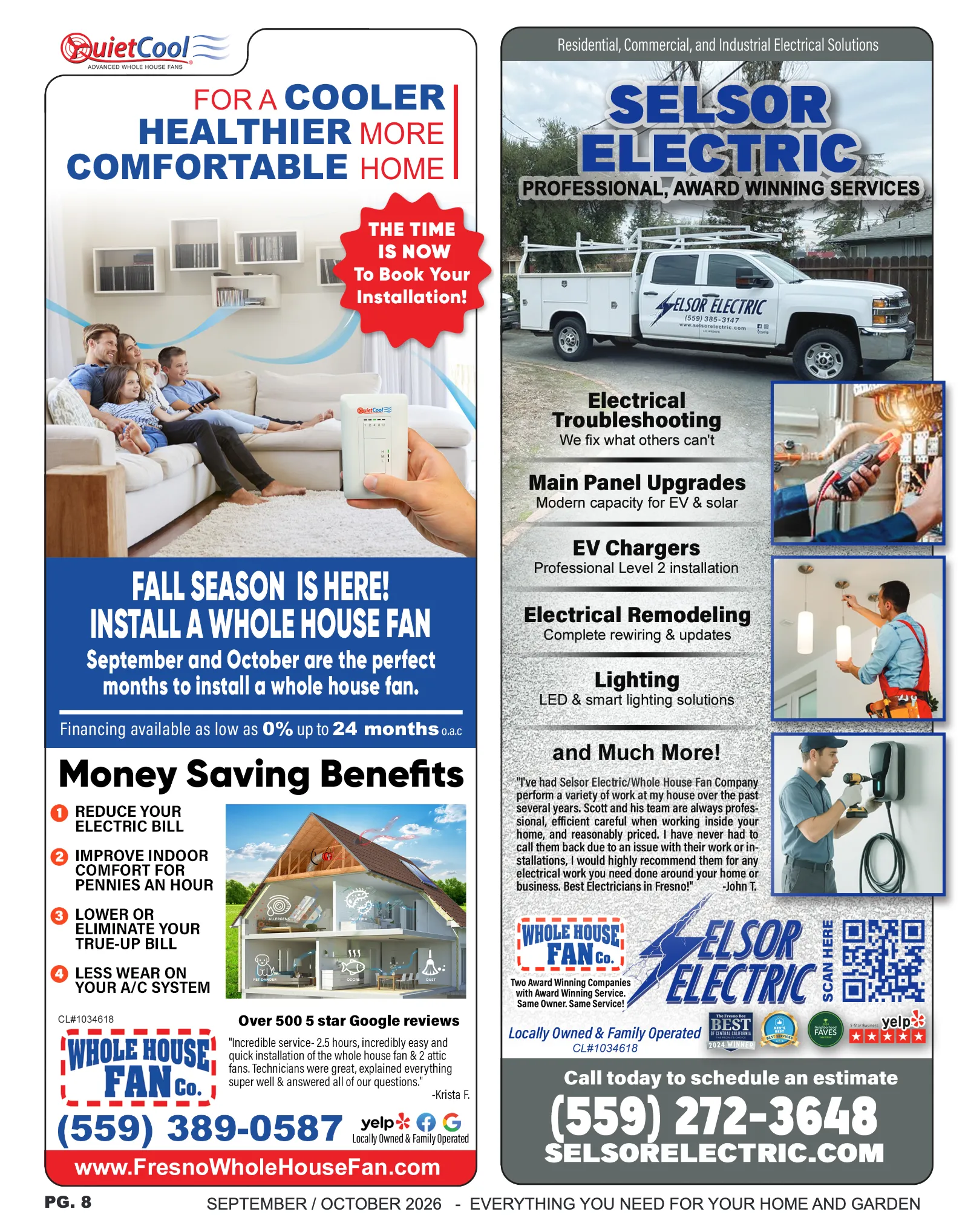 Fresno/Clovis Home Pros Magazine — Sep/Oct 2026, page 8