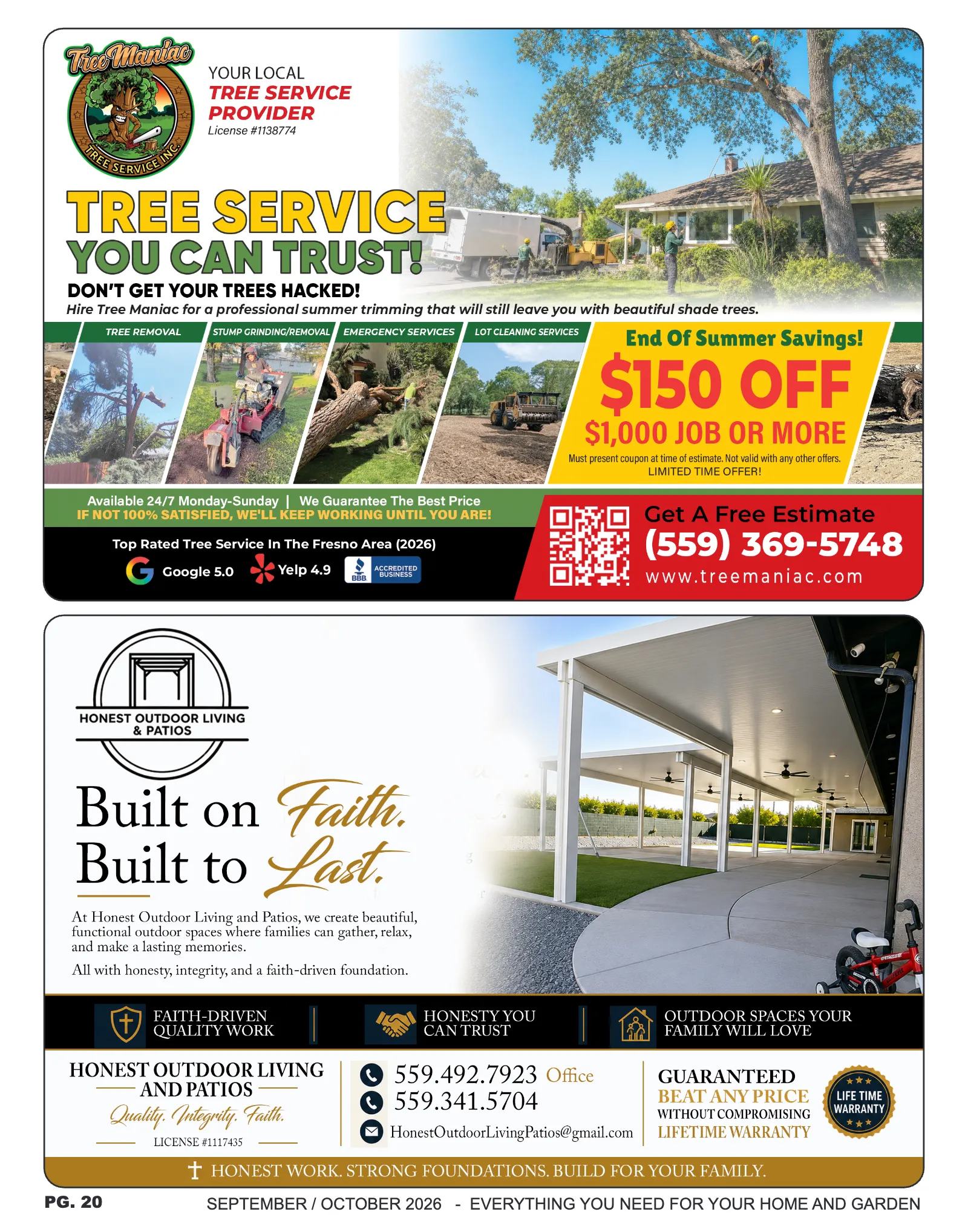 Fresno/Clovis Home Pros Magazine — Sep/Oct 2026, page 20