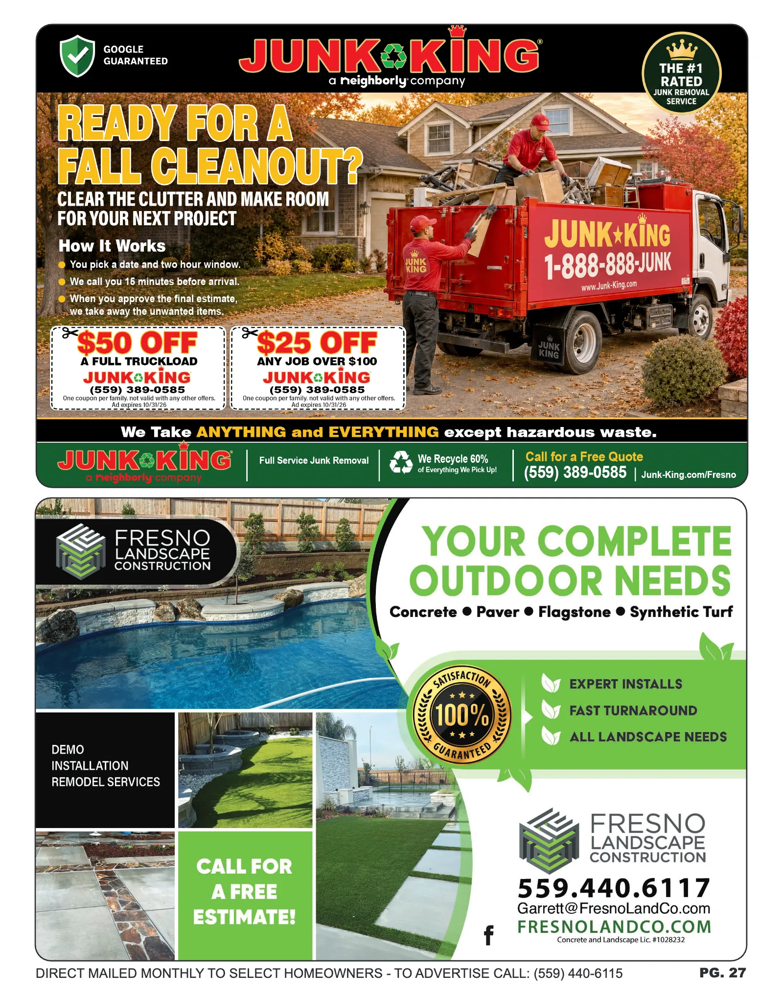 Fresno/Clovis Home Pros Magazine — Sep/Oct 2026, page 27