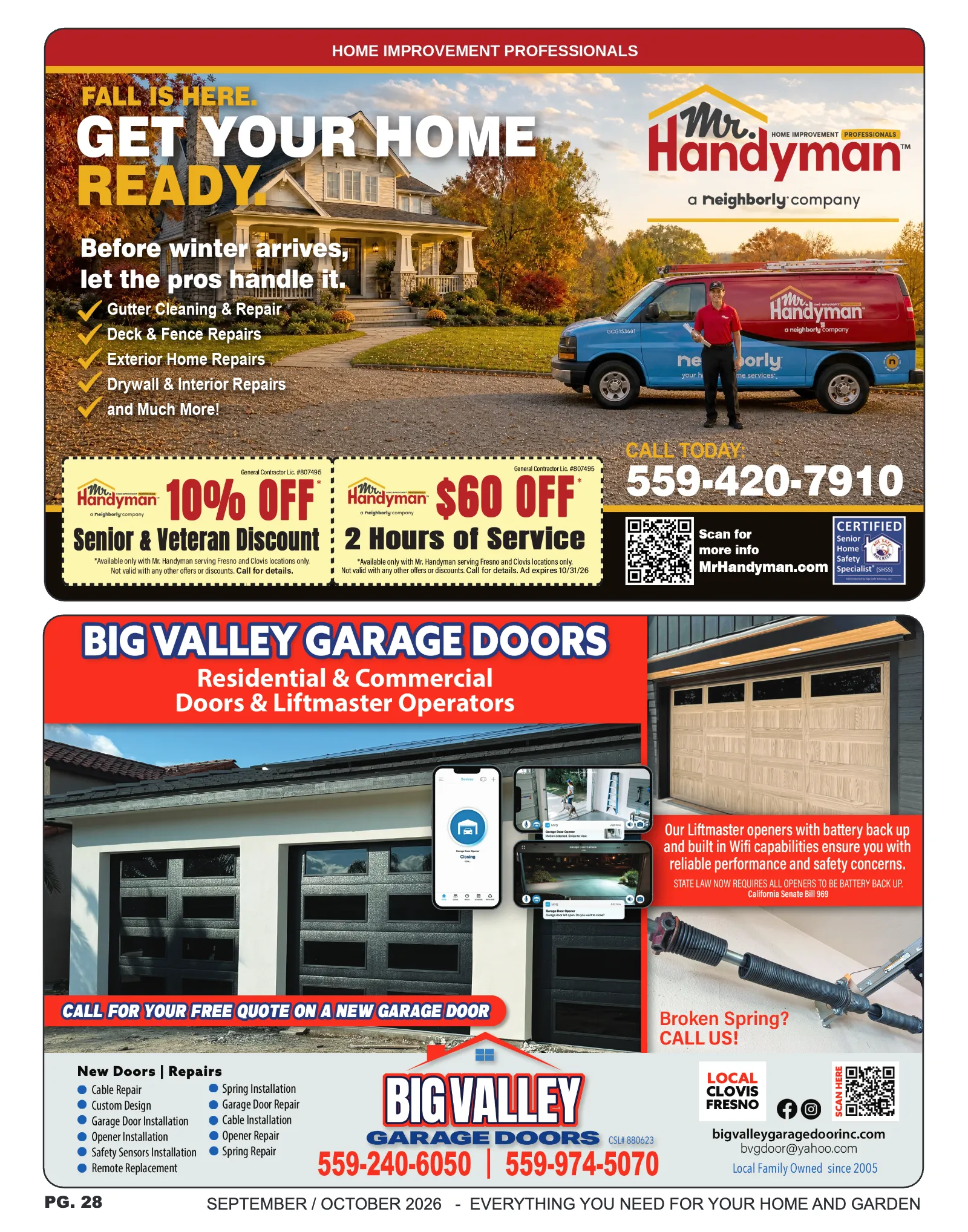 Fresno/Clovis Home Pros Magazine — Sep/Oct 2026, page 28